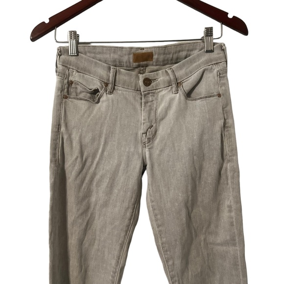 ✨ MOTHER The Looker Pop Gray Skinny Jeans - Picture 8 of 10